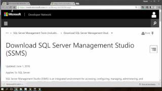 Installing SQL 2016 June 1 2016 (Old Version)