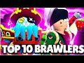 *NEW* BEST 10 BRAWLERS IN BRAWL STARS - eps 89