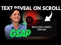 GSAP TEXT EFFECT ON LOAD -  Elementor Wordpress Tutorial Flex Container