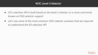 Introduction to D3 : Introducing Selection | packtpub.com