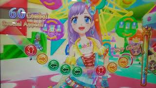 ☆第三季第五彈☆アイカツ！偶像學園機臺遊玩*四星舞臺*之差頭飾惹wwww