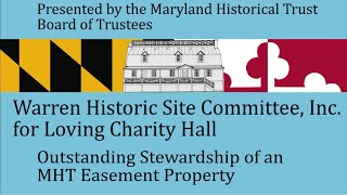 [ARCHIVED] Warren Historic Site Committee, Inc., for Loving Charity Hall