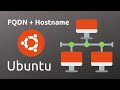 How to Change the Hostname and FQDN on Ubuntu