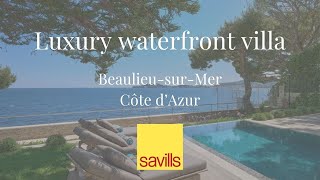 For Sale. An exceptional beachfront villa in Beaulieu #realestate #frenchriviera #frenchproperty