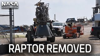 SpaceX Boca Chica - Raptor Removed following Second Starship SN4 Static Fire
