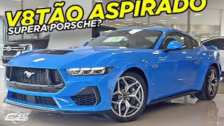 BARULHO ABSURDO!! NOVO FORD MUSTANG GT 2025 +BARATO E PRAZEROSO QUE PORSCHE?! FORD DEU AULA!