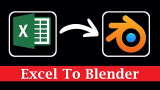 Animate Excel Data With Blender | Convert Your Excel File Into 3D Animation Video | World Data Video