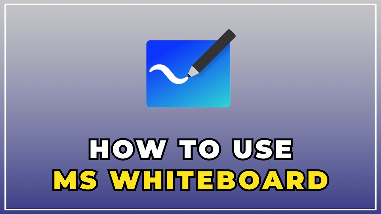 ️How To Use NEW Microsoft WhiteBoard 🚀 - YouTube