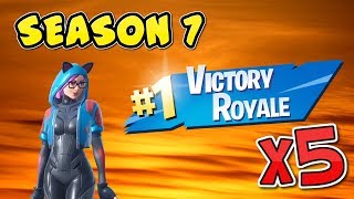 🔴 5 Season 7 Wins! // Not A Pro // 182 Wins // Fortnite Gameplay!