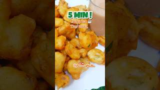 Easy 5 MIN Crispy Tea Time Snack😋 വെറും 5 മിനിറ്റ് കൊണ്ട് കിടിലൻ റെസിപി തയാറാക്കാം #shorts #trending