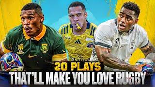 Brutal, Skilful & Insane Rugby Plays - Top 20 Greatest Rugby Moments