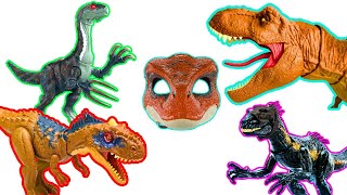 Amazing Jurassic World's POPULAR Dinosaur:T-Rex, Indoraptor, Spinosaurus, Stegosaurus, Brachiosaurus