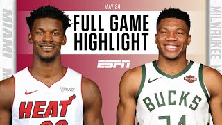 Miami Heat at Milwaukee Bucks | Full Game Highlights