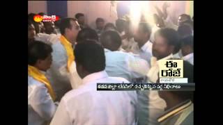 Communal conflicts in Rayachoti TDP leaders