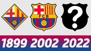 Evolución del escudo del FC Barcelona | Todos los escudos de fútbol del FC Barcelona en la historia