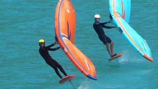 wingfoiling in Monteynard, France