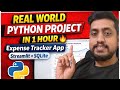Real World Python Project in 1 Hour 🔥 Expense Tracker App(Streamlit + SQLite)