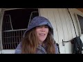 morning barn routine u0026 feeding the horses another day in the life barn chores equestrian vlog