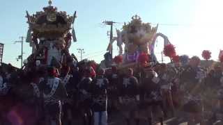 2013　魚吹八幡神社秋祭り　昼宮　大平橋　1