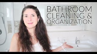 CLEANING & ORGANIZING MY NEW BATHROOM