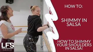 How to Shimmy in Salsa! | Salsa Shoulder Shimmy Tutorial