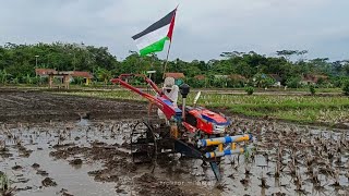 TRAKTOR SAWAH WULUKU  LAHAN DENGAN MUDAHNYA !! MANTAP..