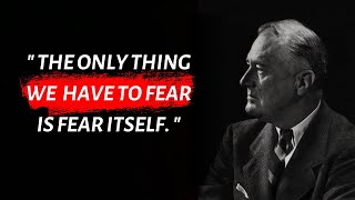 20 Best Franklin D. Roosevelt Quotes Of All Time | Life Changing Quotes | Books Library