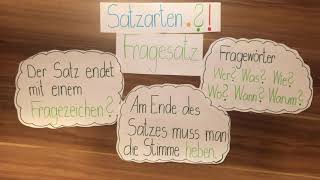 Die Satzarten