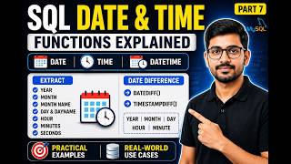 SQL Date & Time Functions Explained 🔥 | DATEDIFF & TIMESTAMPDIFF