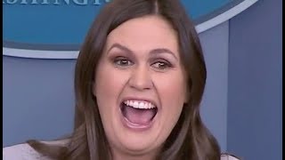 "DID TRUMP KNOW??!!" Reporters CONFRONT Sarah Sanders on Trump's Stormy Daniels Scandal