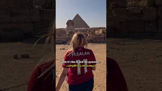 The best day at the Pyramids in Egypt. 😆 #MoSalah #Liverpool #LFC #MohamedSalah #Salah ‎#ليفربول‎#