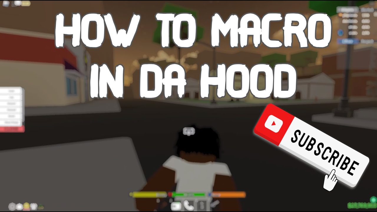 Da Hood Macro Tutorial Youtube