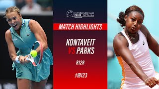 Parks vs Kontaveit R128 Match Highlights #IBI23