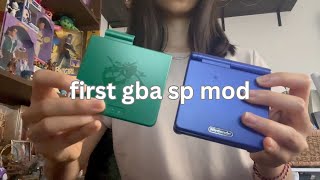 noob mods her game boy for the first time (•﹏•)