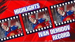 HABS PROSPECT IVAN DEMIDOV TIES KHL RECORD!