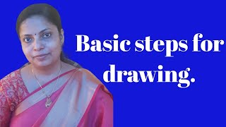 Basic steps in drawing for beginners, Different methods of shading, Easy step in shading an image