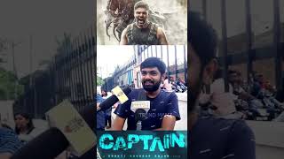ஒரு தடவ பாக்கலாம் | Captain Public Review | Captain Review | Arya