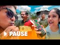 FUNNY PAUSE CHALLENGE with Family !! A full day Film Family Trip 😂