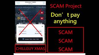 CHILL GUY XMAS IS SCAM? DON'T PAY ANYTHING! TG aipdrop game! SCAM EP1