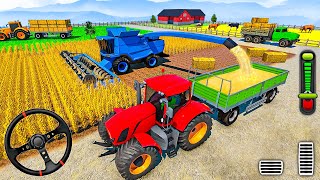 Grand Farming Tractor Simulator 2022 - Cotton Field Harvester Driving - Android Gameplay