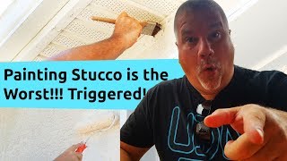 How to Paint Stucco - Painting Stucco with Sherwin-Williams Resilience Exterior paint