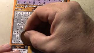 Two Ways To Play Mystery Crossword and 100X Lottery Scratcher