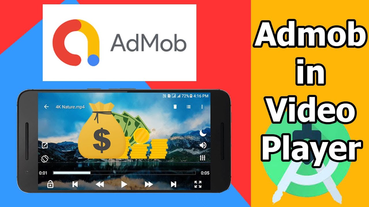 Android Show Ads In Video Player | Android Studio Tutorial Admob ...