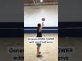 Generate MORE POWER with your Float Serve #volleyballtraining #volleyballcoach