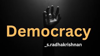 Democracy by s.radhakrishnan summary in Hindi by Divya Rajput mam I #DemocracysarvpalliRadhakrishna