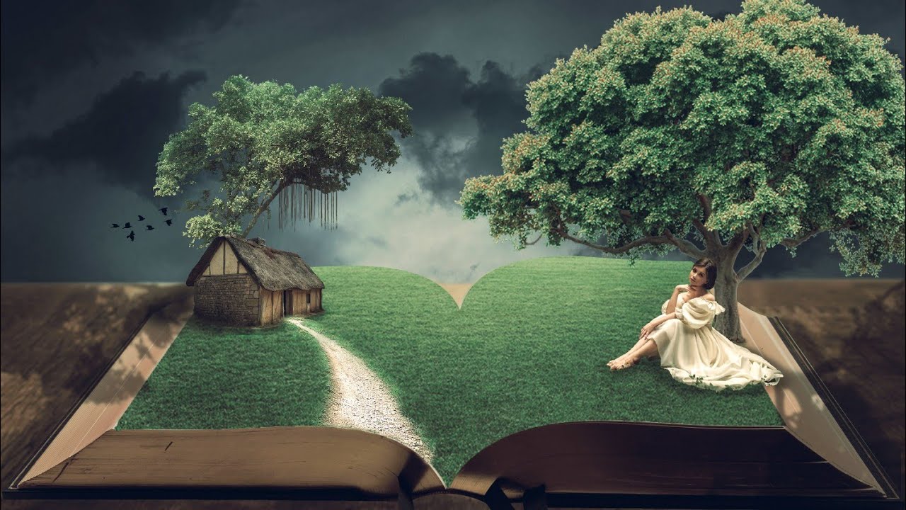 Story Book Photo Manipulation | Photoshop - YouTube