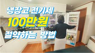 냉장고 전기세 100만원 절약하고 발 뻗고 잠자는 방법 ㅣ 아직도 냉장고정리 \u0026 청소 이것만 하시나요?