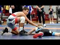 U17 M. Rõbakov (EST) vs A. Jeremejev (EST) 45kg. Youth boys greco-roman wrestling Estonia.