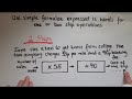 l1.5.1. functional skills maths level 1 use simple formulae in words for one or two step operations