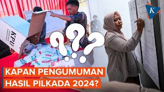 Ini Jadwal Hasil Real Count Pilkada 2024 Diumumkan